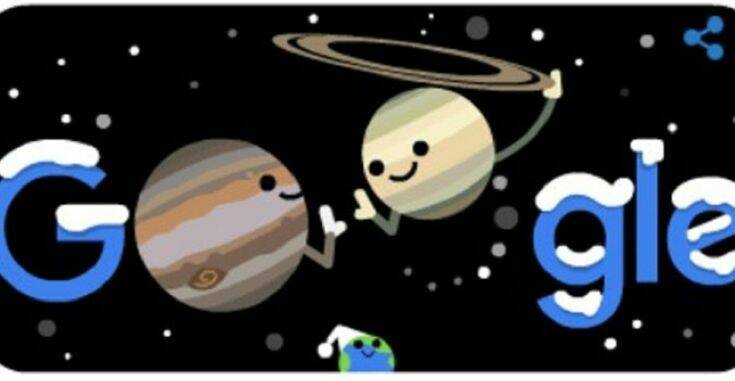 H Google γιορτάζει με Doodle τον χειμώνα και τη μεγάλη σύζευξη Δία – Κρόνου – Newsbeast