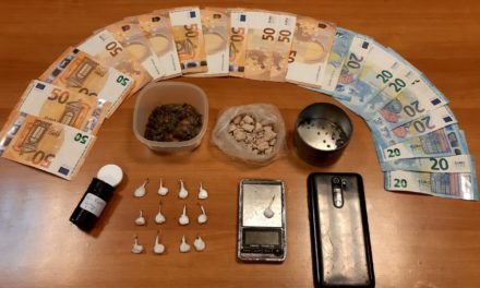 Κρυσταλλική μεθαμφεταμίνη και κοκαϊνη αποκάλυψε η αστυνομική επιχείρηση – Δυο συλλήψεις