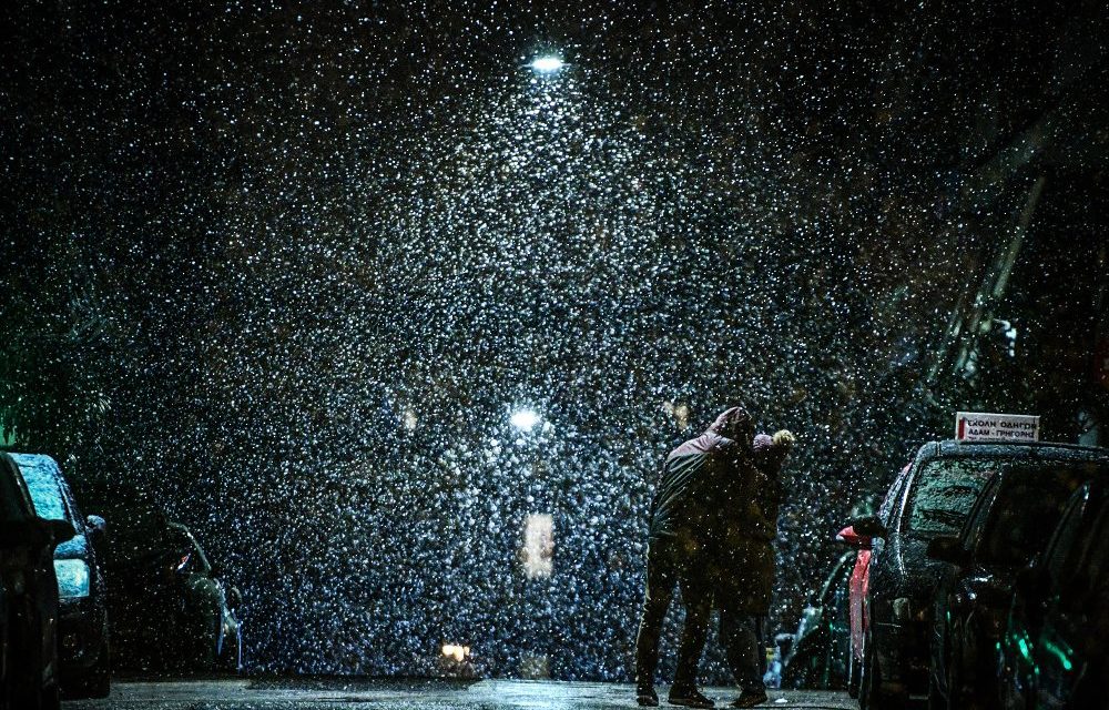 Δύσκολη νύχτα – Χιονίζει σε όλη την Αττική /ΒΙΝΤΕΟ , ΦΩΤΟ