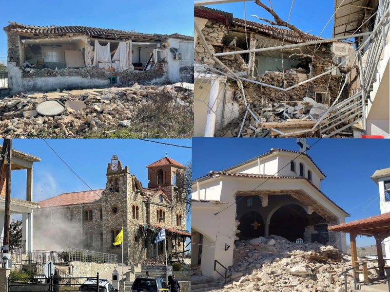Αναθεωρήθηκε το μέγεθος του σεισμού στην Ελασσόνα, ήταν τελικά 6, 3 Ρίχτερ – Διαρκής ενημέρωση: Kατέρρευσαν κτίρια και εκκλησίες – Κυβερνητικό κλιμάκιο στην περιοχή με εντολή του πρωθυπουργού – Έκλεισαν τα σχολεία – ΒΙΝΤΕΟ – ΦΩΤΟ