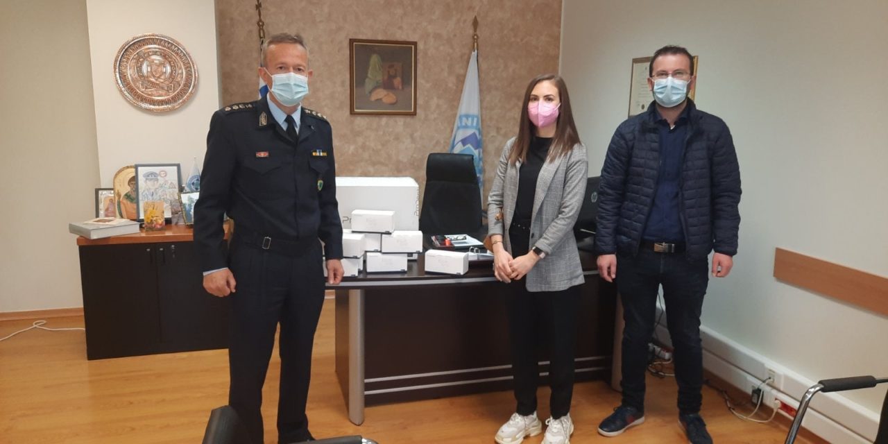 Δωρεά 2.000 μασκών μίας χρήσεως στη Διεύθυνση Αστυνομίας Κοζάνης