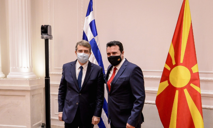 Βόρεια Μακεδονία: Συναντήσεις του Μιχάλη Χρυσοχοΐδη με τον πρωθυπουργό Ζόραν Ζάεφ και τον υπουργό Εσωτερικών 