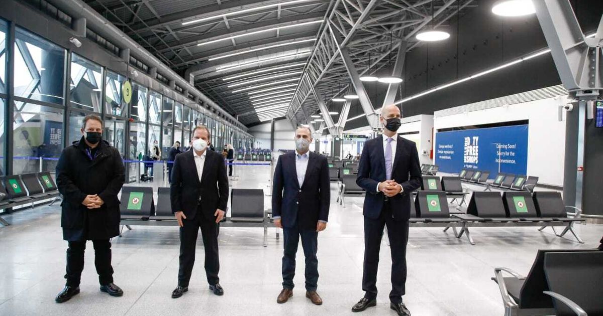 Το αεροδρόμιο Μακεδονία επιθεώρησε ο Κώστας Καραμανλής