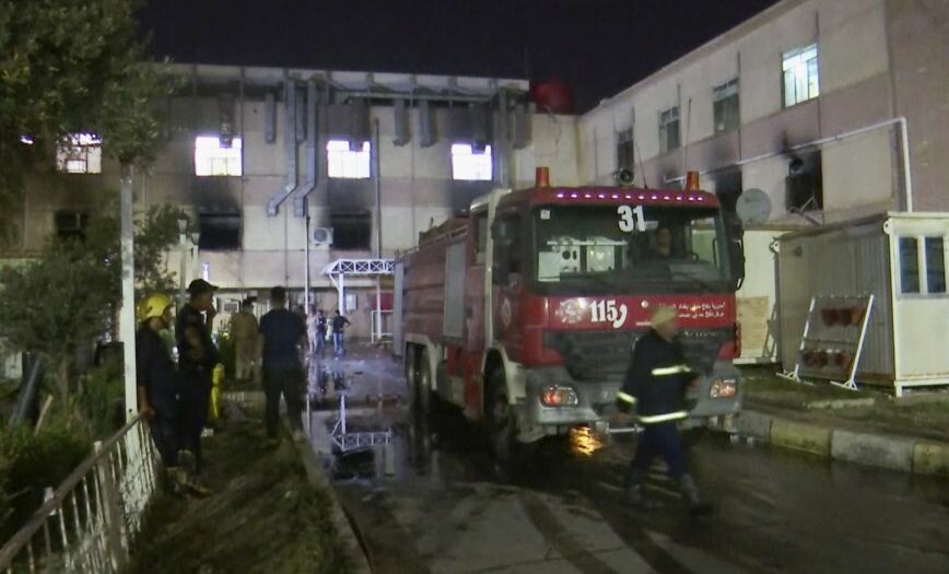 Στους 58 οι νεκροί από τη φωτιά σε νοσοκομείο για ασθενείς με κορονοϊό