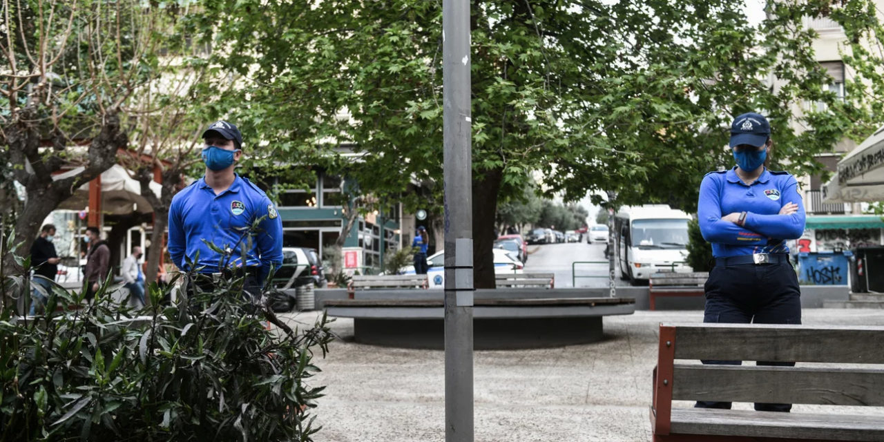 Κυψέλη: Ισχυρές αστυνομικές δυνάμεις στην πλατεία Αγ. Γεωργίου – ΦΩΤΟ