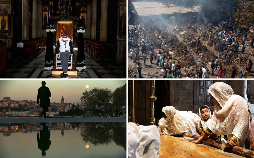 Οι άγιες μέρες με τα απαραίτητα μέτρα, οι βιβλικές εικόνες στην Ινδία και τα lockdown