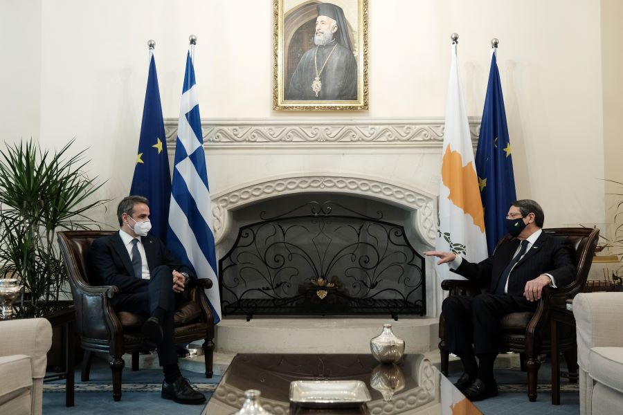 Μητσοτάκης: Κορυφαία προτεραιότητα της ελληνικής εξωτερικής πολιτικής η εξεύρεση βιώσιμης λύσης στο Κυπριακό – ΒΙΝΤΕΟ – ΦΩΤΟ