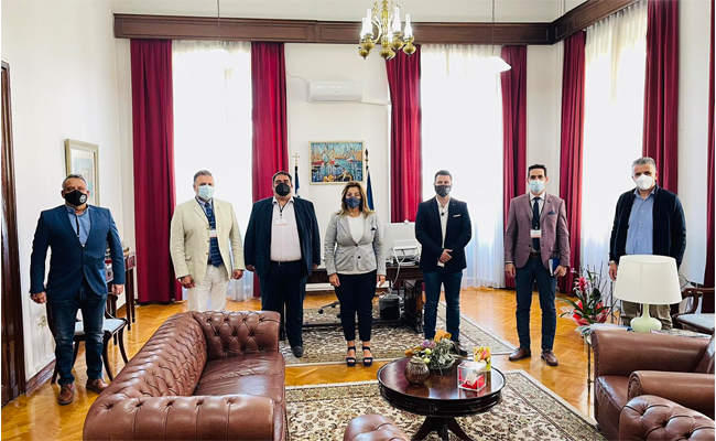 Συνάντηση των Ενώσεων Αστυνομικών Θεσπρωτίας, Ιωαννίνων, Καστοριάς, Κέρκυρας και Φλώρινας με την επικεφαλής του γραφείου του Πρωθυπουργού στην Θεσσαλονίκη