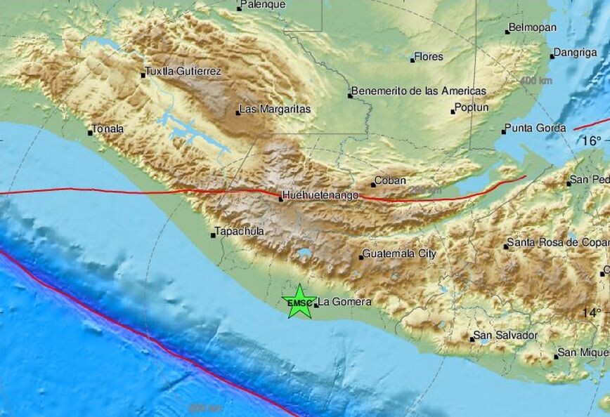 Ισχυρός σεισμός στη Γουατεμάλα – Έγινε αισθητός στο κεντρικό και στο νότιο τμήμα της χώρας