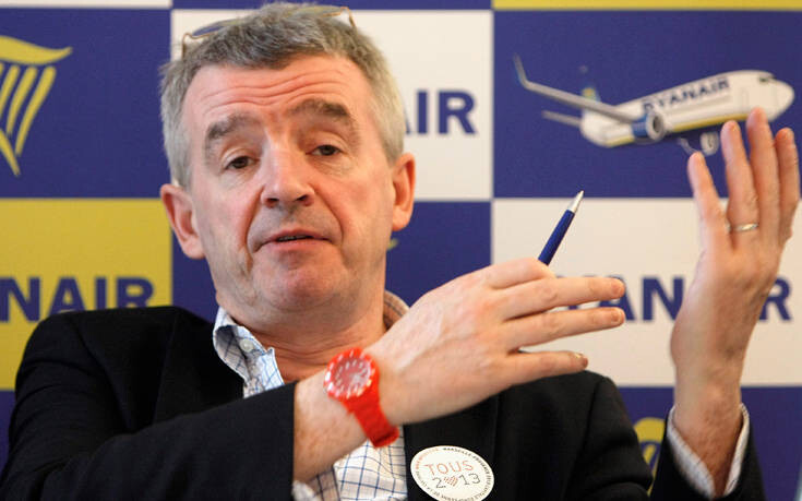 Ο επικεφαλής της Ryanair βλέπει τα ταξίδια να αυξάνονται με ταχείς ρυθμούς