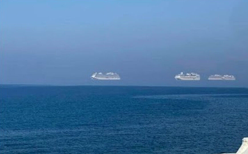 «Αιωρούμενα» κρουαζιερόπλοια στη Λεμεσό – Τι είναι το φαινόμενο Φάτα Μοργκάνα