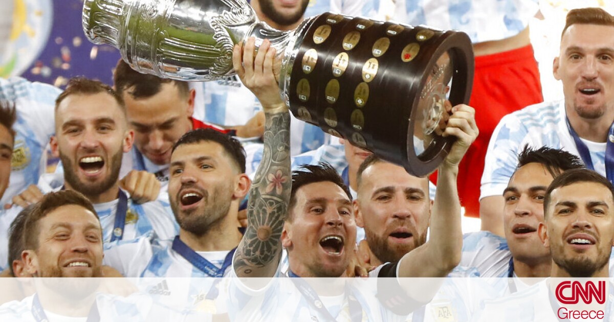 Στα ουράνια ο Μέσι: Σήκωσε το πρώτο Copa America στην καριέρα του