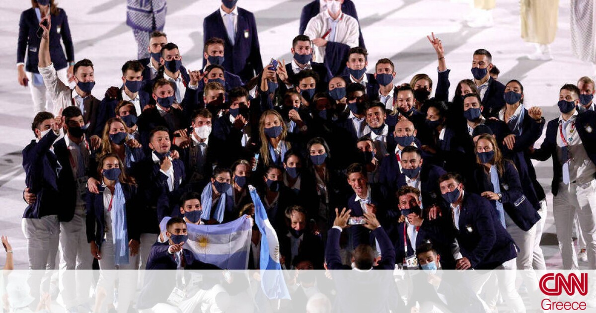 Ολυμπιακοί Αγώνες: Χορευτική είσοδος από την αποστολή της Αργεντινής στην τελετή έναρξης