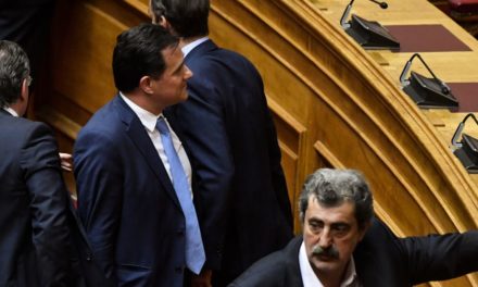 Βουλή: Φραστικό επεισόδιο μεταξύ Γεωργιάδη και Πολάκη