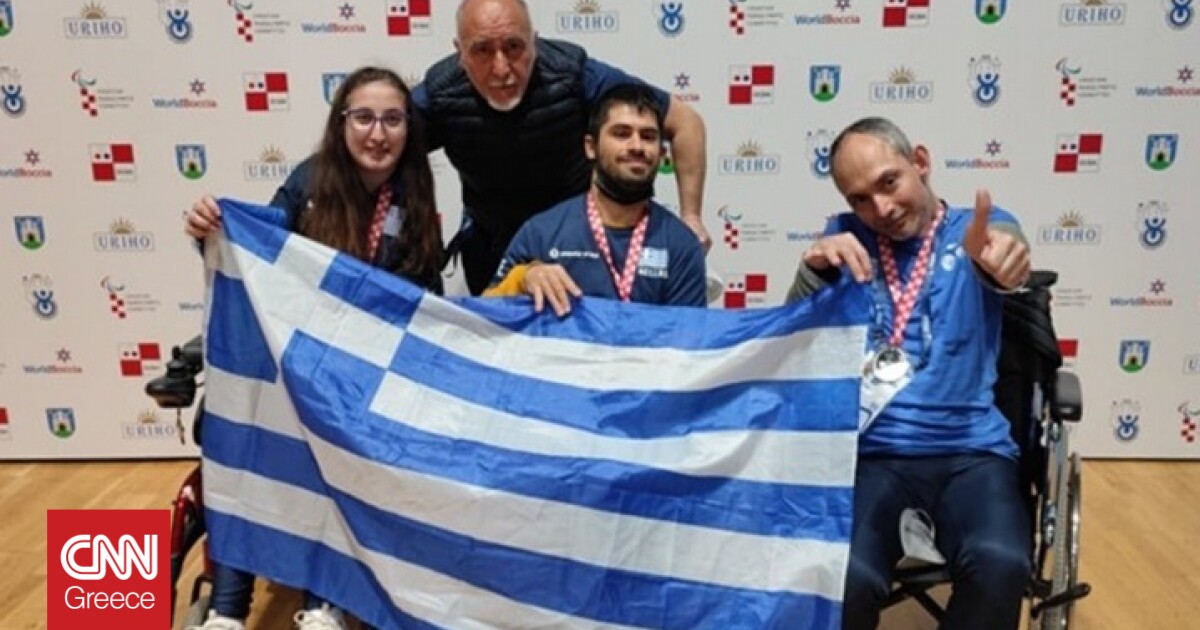 Ασημένιο μετάλλιο για την ελληνική ομάδα μπότσια στο Ζάγκρεμπ