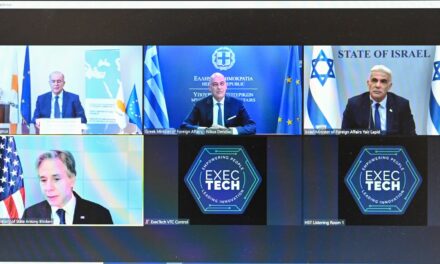 Η ενεργειακή διασύνδεση και συνεργασία Ελλάδας, Κύπρου, Ισραήλ στο επίκεντρο τηλεδιάσκεψης με την συμμετοχή Μπλίνκεν