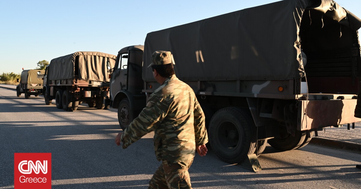 Ο στρατός στη «μάχη» για την αντιμετώπιση της πλημμύρας στη Θεσσαλία