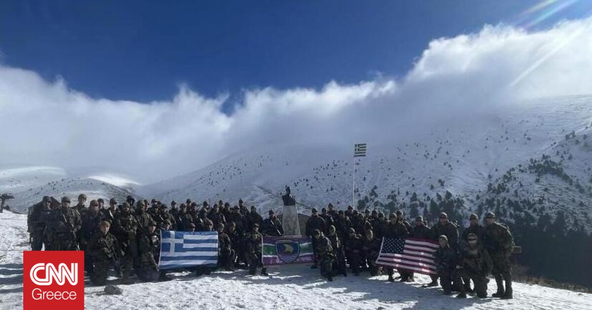 Αδιάρρηκτοι στρατιωτικοί δεσμοί: Aμερικανοί και Έλληνες κομάντος ασκούνται στη Πιερία